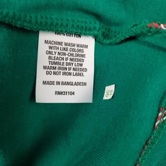 Kim Rogers Green Red Cardinals Long Sleeve Soft Top Size Medium - Picture 4 of 4